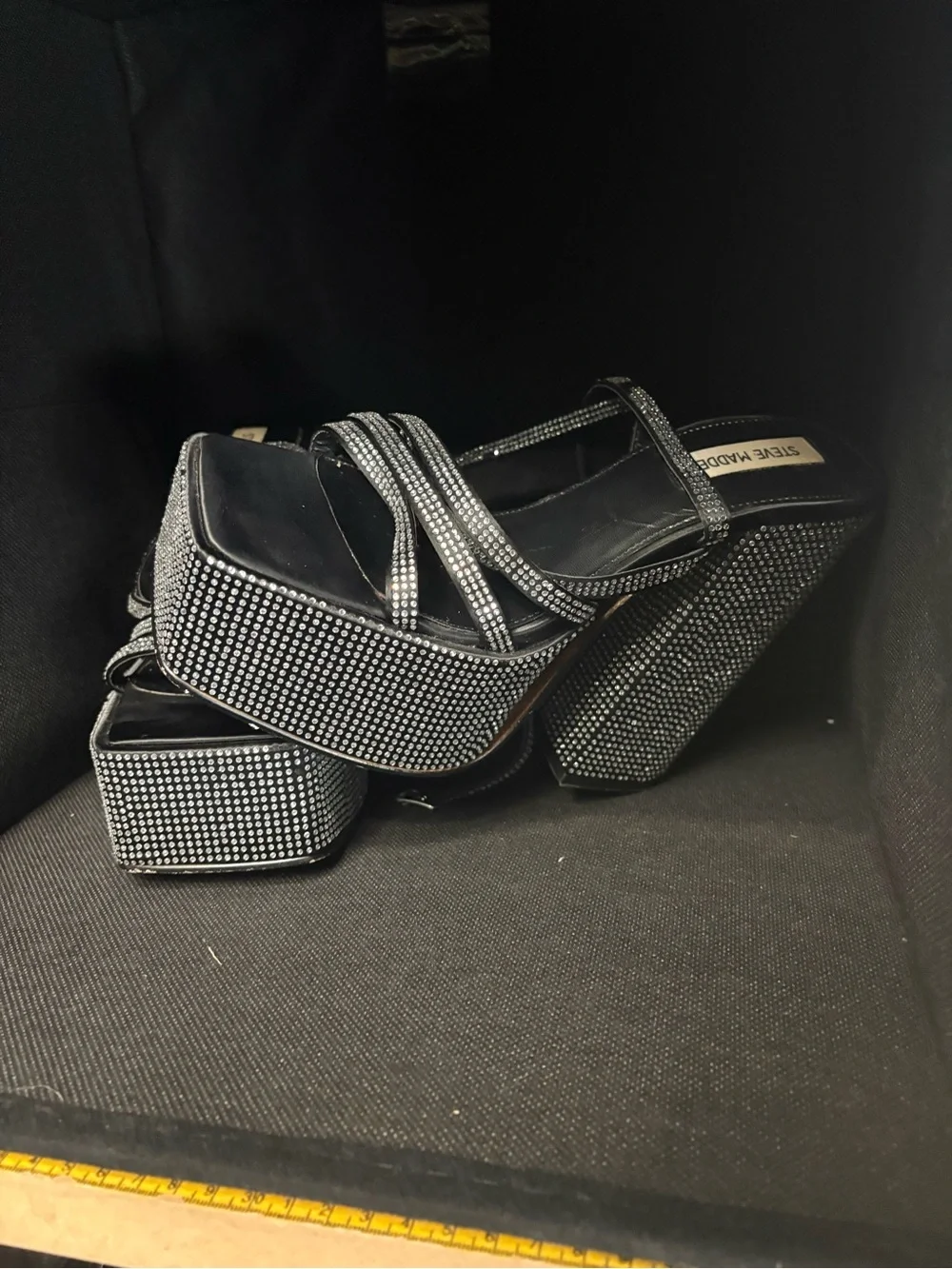 Steve Madden glistening crystal